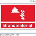 Fire equipment - sign - 210 x 297mm - Self-adhesive Vinyl