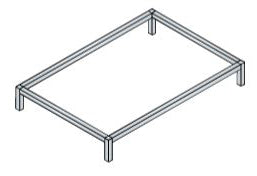 Leg stand for drawing cabinet A0