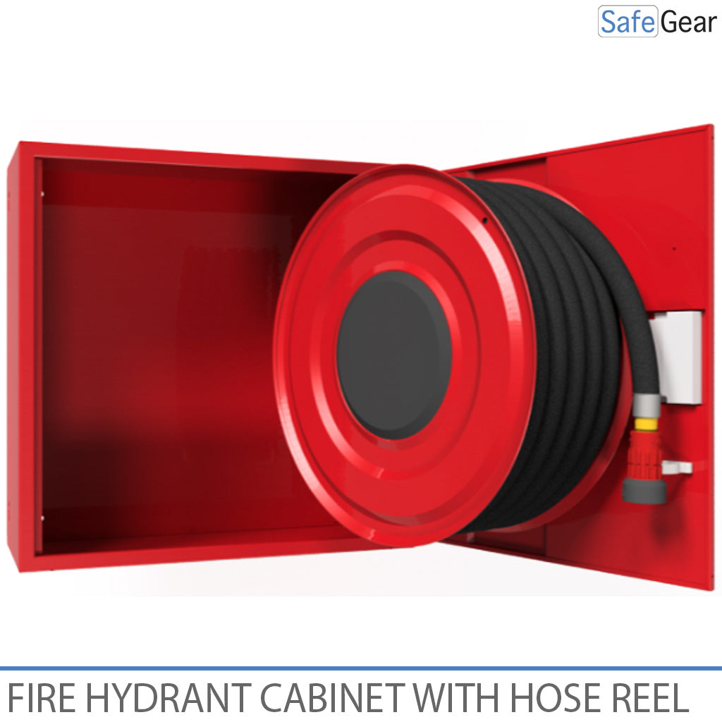 Fire cabinet with hose reel - 690x690x290 mm - PVC 30 m - 3/4'' (19mm)