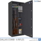 Dallas Combi - Gun Safe (6 Rifles) - Burglary Test Grade 1