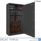 Dallas - Gun Safe (14 Rifles) - Burglary Test Grade 1