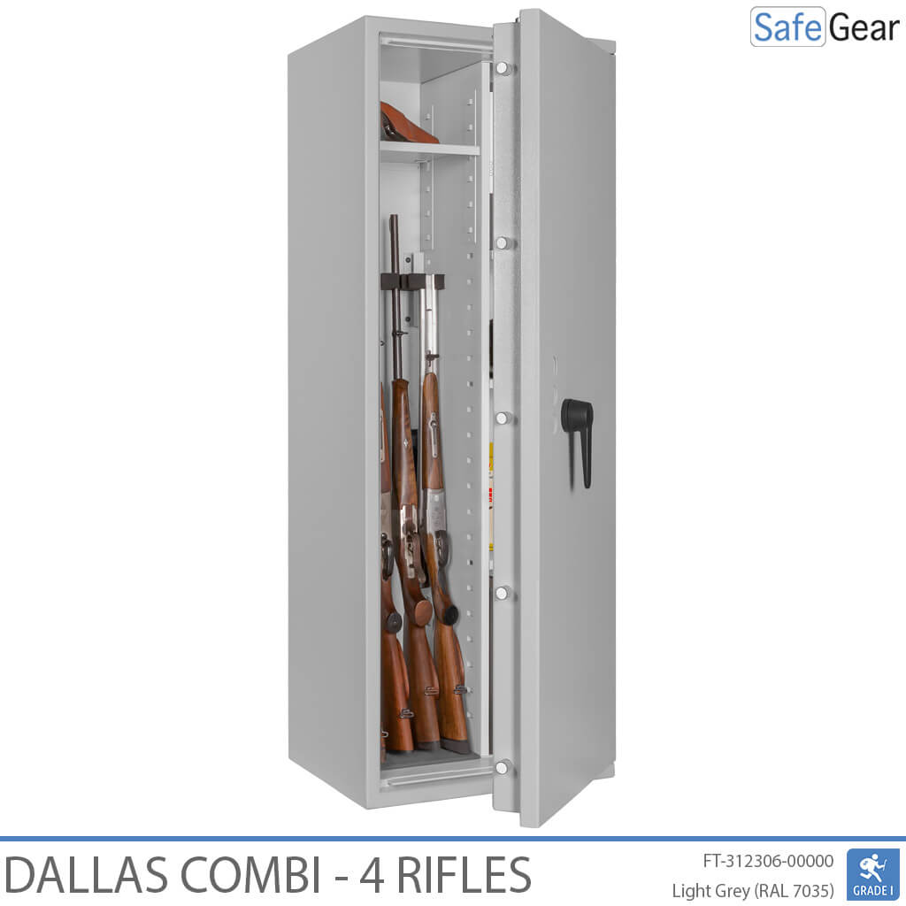 Dallas Combi - Gun Safe (4 Rifles) - Burglary Test Grade 1