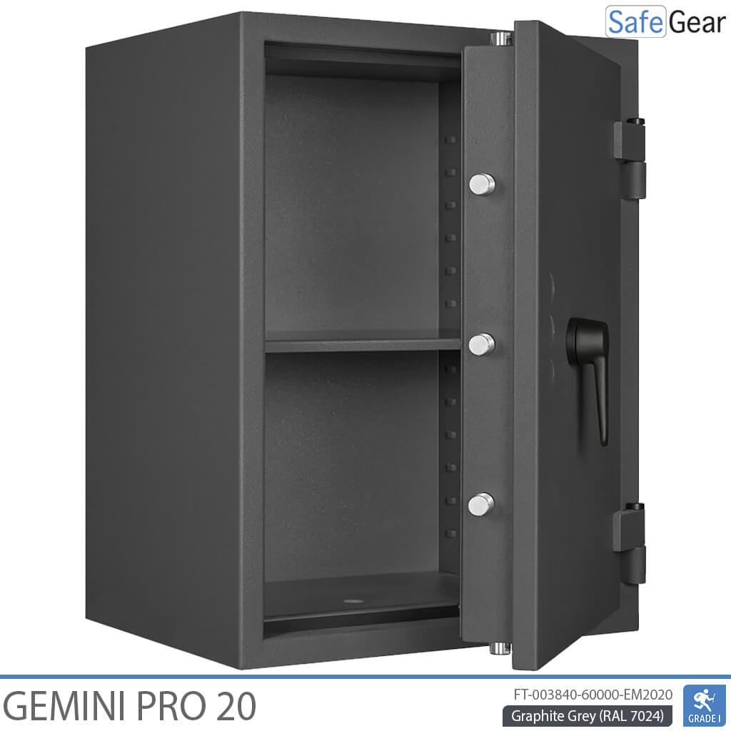Gemini Pro 20 - Security Safe (141 Liters) - Burglary Test Grade 1