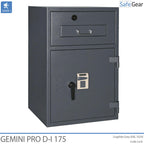Gemini Pro D-I 250 Deposit Safe (294 L) - Burglary Test D-I - Key Lock