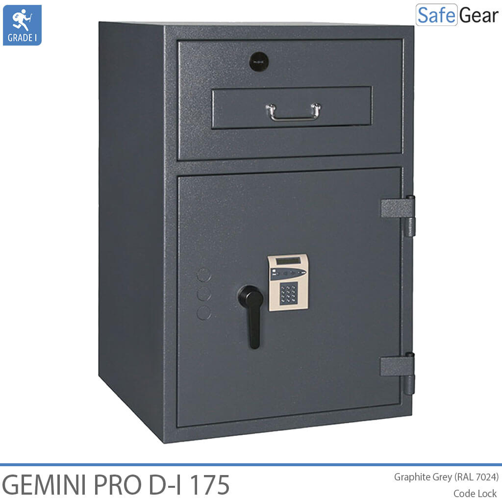 Gemini Pro D-I 175 Deposit Safe (205 L) - Burglary Test D-I - Key Lock