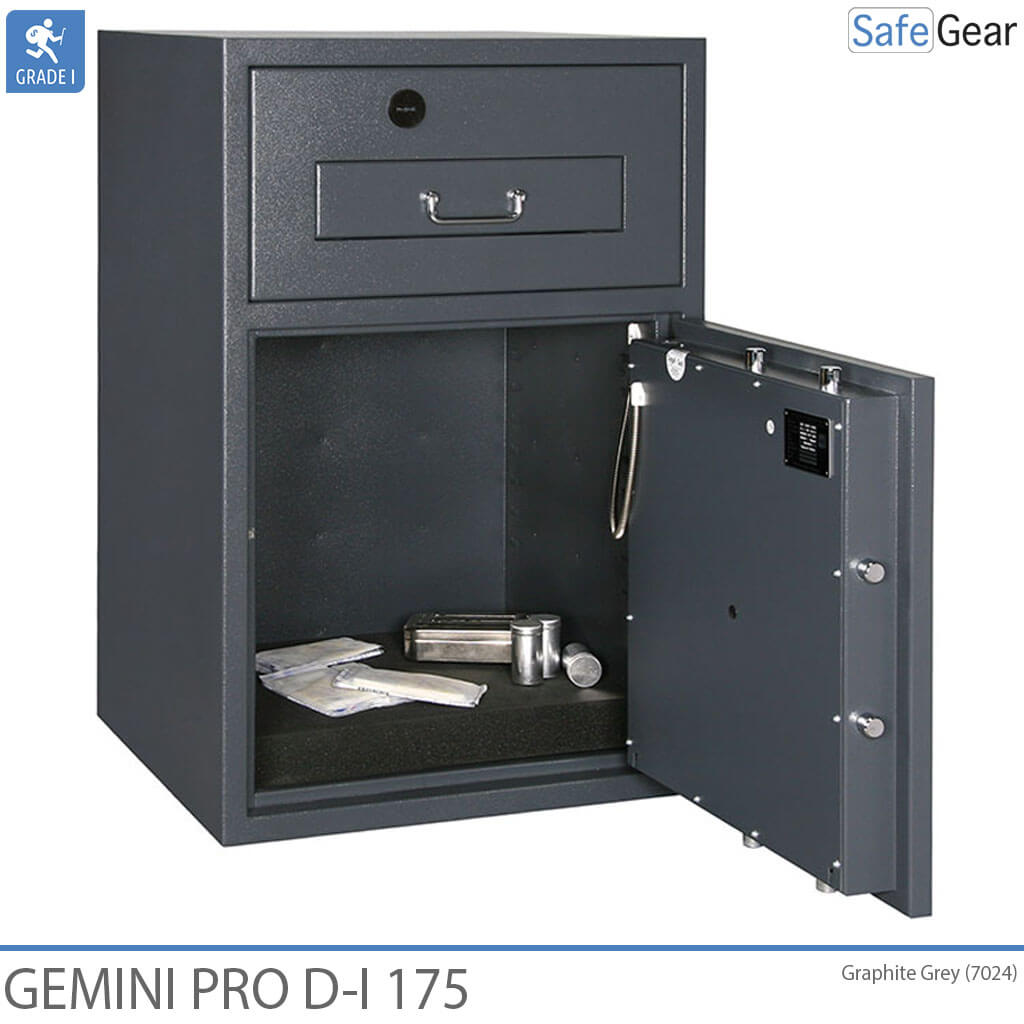 Gemini Pro D-I 250 Deposit Safe (294 L) - Burglary Test D-I - Key Lock
