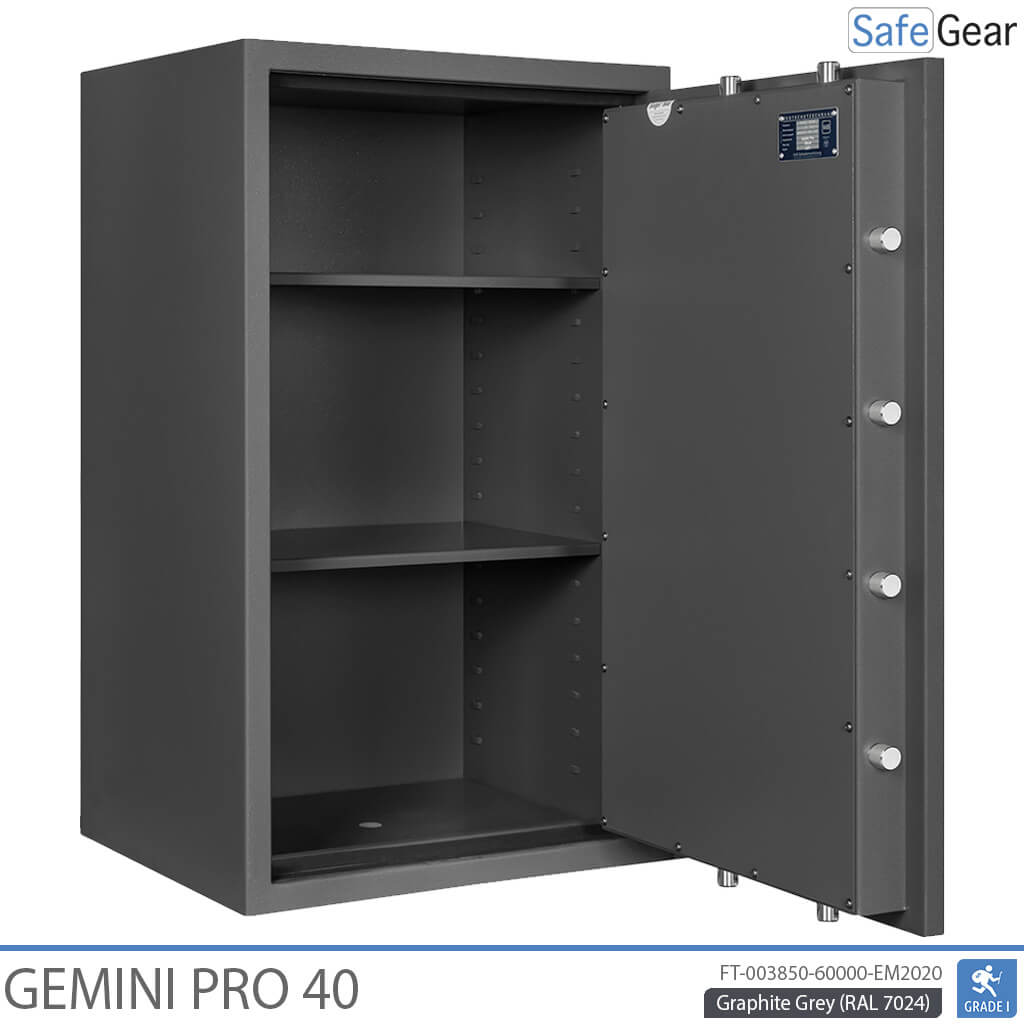 Gemini Pro 40 - Security Safe (180 Liters) - Burglary Test Grade 1