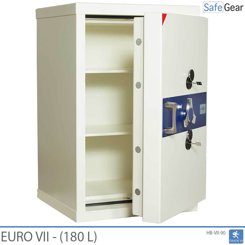 Euro VII High Security Floor Safe. House Safe to deposit valuables, cash and jewelry. Burglary tested in Grade 7 EN1143-1.