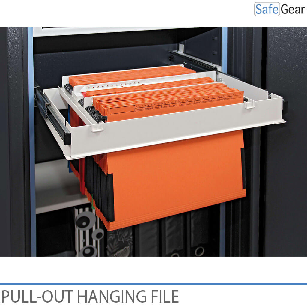 pull out hanging files to structure safes