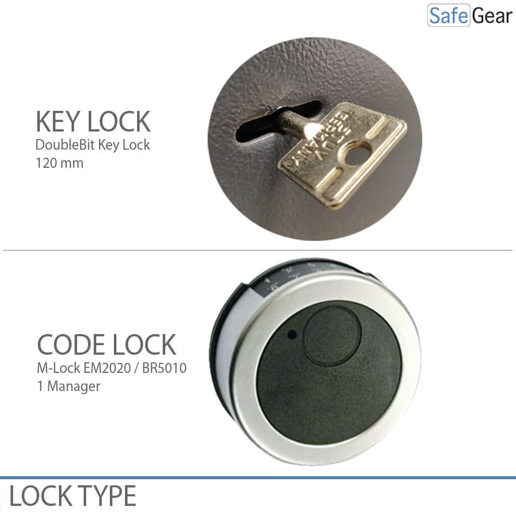 Gemini Pro 40 - Security Safe (180 Liters) - Burglary Test Grade 1