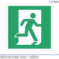 Nødudgang skilt