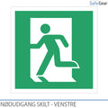 Nødudgang skilt