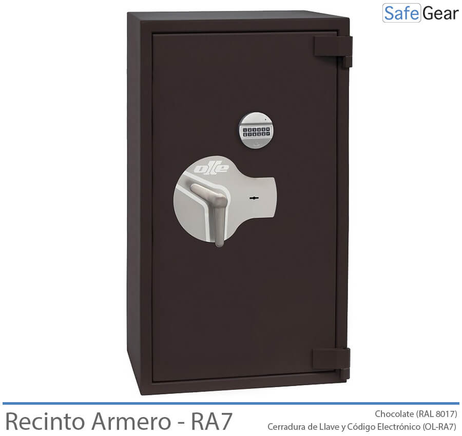 Ollé Recinto Armero - RA7 - Grado III - Combinación Llave y Electrónica - Frontal