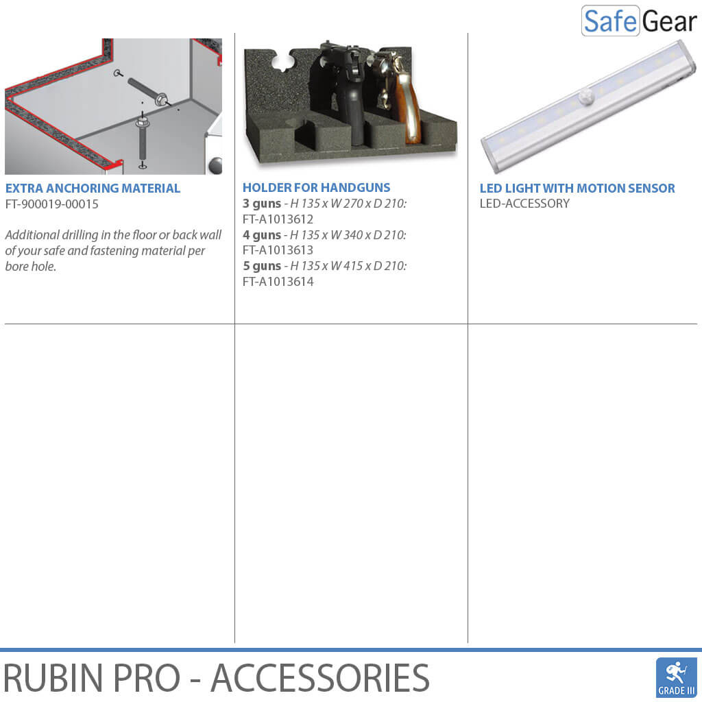 Rubin Pro 65 - Security Safe (458 Liters) - Burglary Test Grade 3
