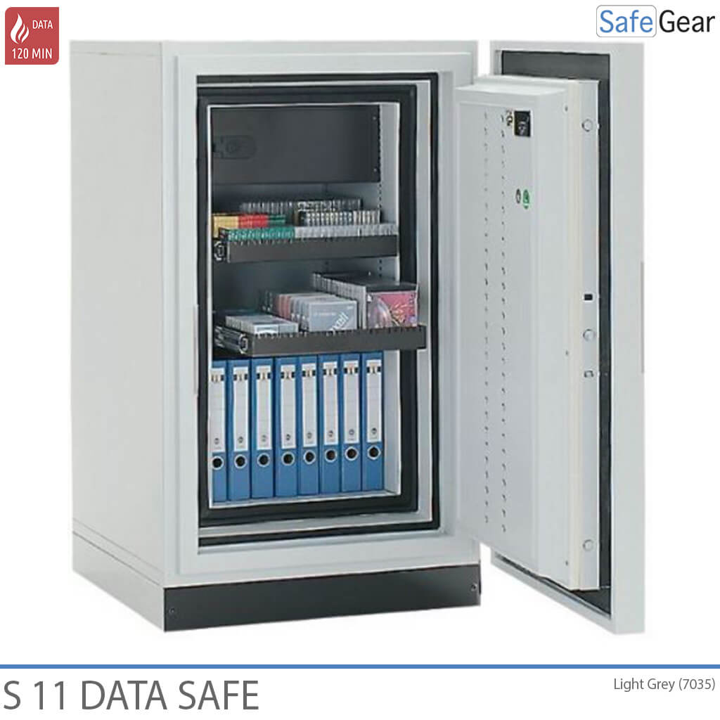 S11 Fireproof Data Safe - 112 LTO Data Tapes - Fire Test 120 min