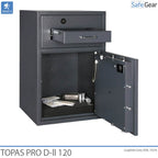 Topas Pro D-II 120 Deposit Safe (119 L) - Burglary Test D-II - Key Lock