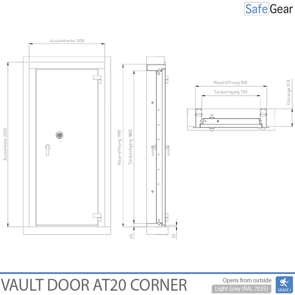 Vault Door - AV1-20 - Grade 1